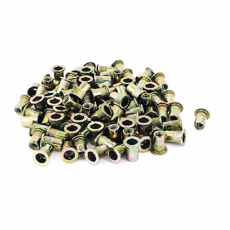 Astro Pneumatic Rivet Nut, Steel, 100 PK AST-RN8M