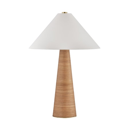 Hudson Valley Lighting Haviland 1 Light Table Lamp in Aged Brass Finish L2231-AGB