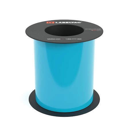 Labeltac High Performance 10-Year Vinyl Supply 6in x 75ft LT9, Light Blue LT615HP-C