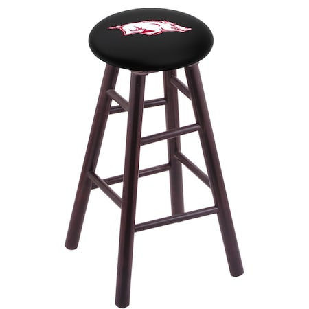 Holland Bar Stool Co Maple Bar Stool, Dark Cherry Finish, Arkansas Seat RC30MSDC
