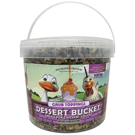 Pecking Order Dessert Grub Toppings, 5 lb Bucket 9708