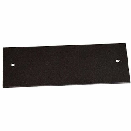 Wiremold Blank Cover Plate, Gray, Steel OFR47-B