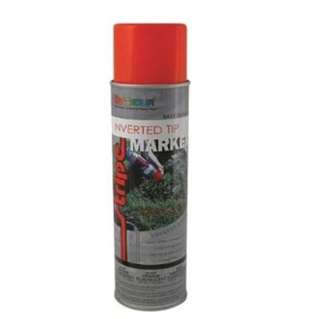 Superpro 20 oz Inverted Tip Solvent Aerosol Can, Fluorescent Orange, 12PK 20-957