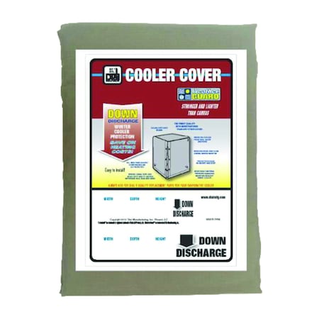 Dial 29 in. H X 41 in. W Gray Polyester Evaporative Cooler Cover 8905