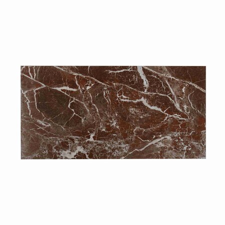 Apollo Tile Regalia 24x48 in. Rosso Levanto Matte Porcelain Marble-look Vein Large Tile (15.5 sq ft/case) 2PK APLVEL88ROS2448