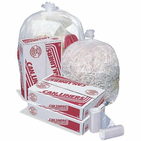 Pitt Plastics 33"x40" 16um 33 gal. Extra Heavy Performance Roll Can Liner, PK250 MR33403MC