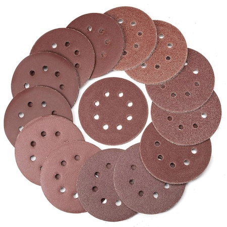 Neiko 72 Piece Sanding Discs for 5 in Hook and Loop Orbital Sander 11270A