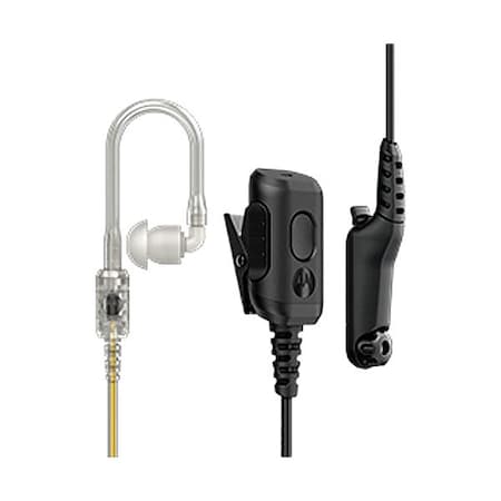 Motorola Surveillance Earpiece, Clear, Earbud PMLN8342
