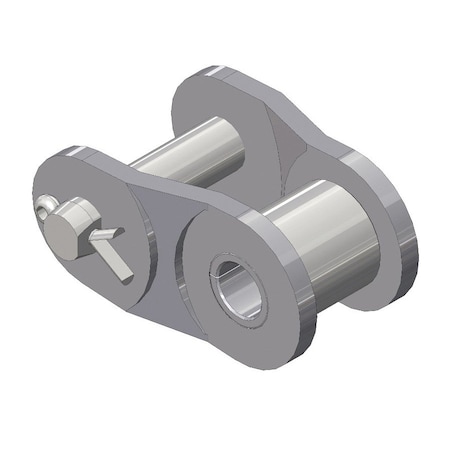 Senqcia Hi-Max British Standard Single Strand Cotter Pin Offset Link, 16B chain, 1 P, 0.326 Dia Pin 16BHMOL