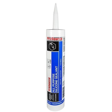 Red Devil ProSource 68510 All Purpose Silicone Sealant, Clear, 10.1 oz Cartridge 6851000