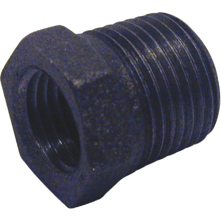 Southland B&K 1-1/2''x 3/4'' Hexagon Black Iron Bushing 521-974BG
