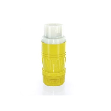 Leviton Industrial Grade, Corrosion Resistant Connector 50 Amp, 125/250 Volt 6364CR