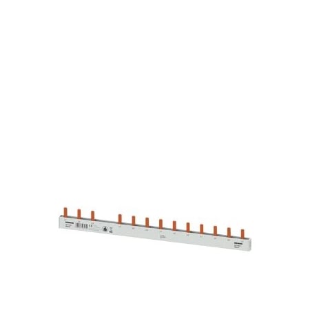 Siemens Pin Busbar, 10mm2 connection: 3p RCCB N-right 1x RCCB 4-pole + 10x MCB 1-pole 5ST3624-4