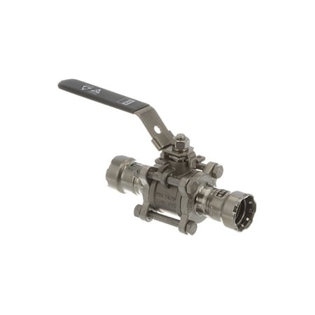 Viega Manual 2-Way Ball Valve, Press, 316 SS 86505