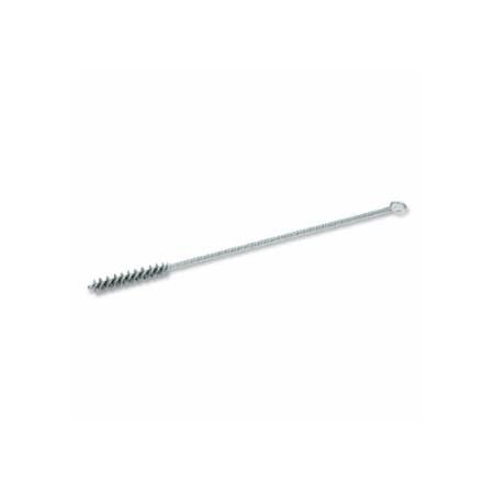 Weiler Single-Spiral Single-Stem Power Tube Brush, 1/4 in dia, 0.003 in Thick, 7 in Length 804-21092