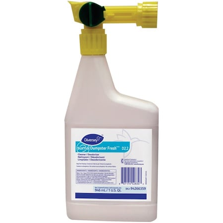 Suma Dumpster Fresh, Floral, 32 oz Spray Bottle, PK4 94266359