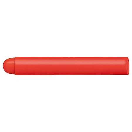 Markal Marking Crayon, 4-3/4 in L, Orange, Wax 82433G