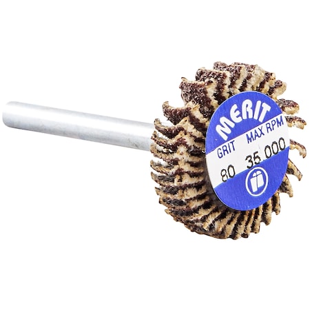 Merit Micro-Mini Flap Wheel 3/4x3/16x1/8 In. H 08834137551