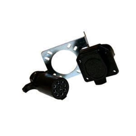 Pollak 12701U Tow Wiring 9Way Connector Bracket P6Q-12701U