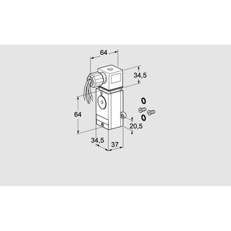 Honeywell Kromschroder SW, PRESS, GAS, DG 40VCT1 6WG /B KS75454588