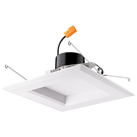 Elco Lighting 6in Square LED Reflector Insert, 5-CCT Switch, 1300lm, White EL661CT5W