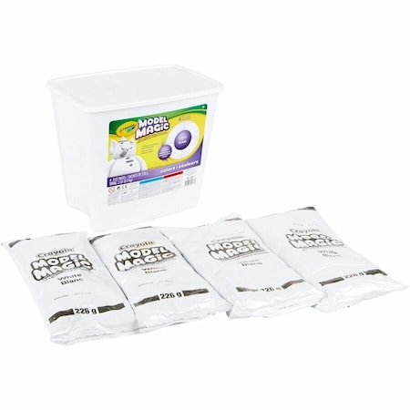 Crayola Model Magic Modeling Clay, White, 8 oz, 4PK 57-4400