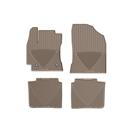 Weathertech Tan, Front and Rear All Weather Floor Mats W320TN-W256TN