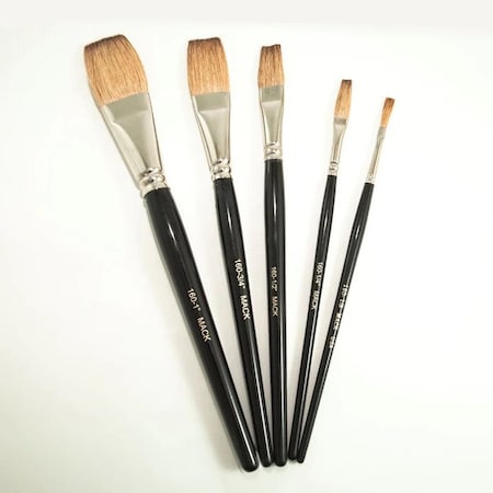 Mack Brushes 1/4in ONE STROKE LETTERING BRUSH SABELINE 160-1/4