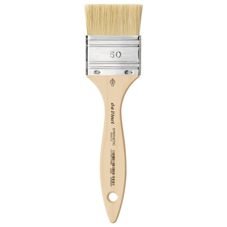 Da Vinci SYNTHETIC Mottler Brush, Synthetic Hog, Acrylic & Oil, Flat, Series 2429, Size 50 VA-2429_50