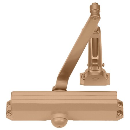 Norton Co Tri Mount Surface Closer, Pull Side, Regular, Friction Hold, 90 to 180 Deg., Light Bronze Painted 1601H 691