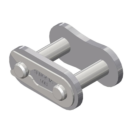 Senqcia 50HCL Heavy Series Single Strand Spring Clip Connecting Link, 50H chain, 5/8 P, .2 Pin S-50HCL