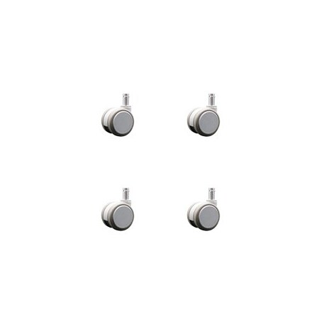 Service Caster 2 Inch MRI Safe Casters, 7/16 Grip Ring Stem, Set of 4, 4PK SCC-GR02S50-TPR-GRY-71678-MRI-4