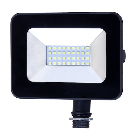 Factory 2U Lighting LED Flood Light 20w, 2000lm, 5000K, Knuckle Mount, 110-130V AC, Black 803820