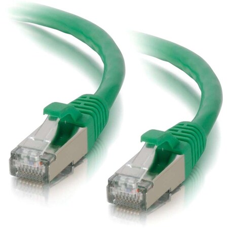 C2G 10FT CAT6 SNAGLESS STP CABLE-GRN 834