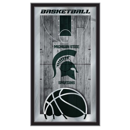 Holland Bar Stool Co Michigan State 15" x 26" Basketball Mirror MBsktMichSt