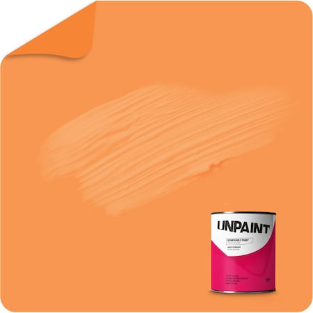 Unpaint Removable paint Interior Matte Orange Watermelon Cider Quart 3M-HG2T-4UVZ