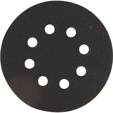 Do It Best 5'' 120-Grit 8-Hole Pattern Black Zirconium Vented Sanding Disc with Hook & Loop Backing, 4PK 7721004