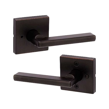 Kwikset Door Lever Lockset, 1 3/8-1 3/4" Thick 730HFL-SQT-11P-6AL-RCS