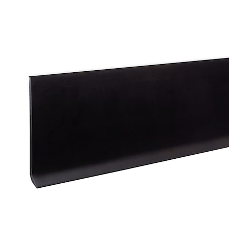 Zoro Select Wall Base Molding, 4 ft L, Black 820N87