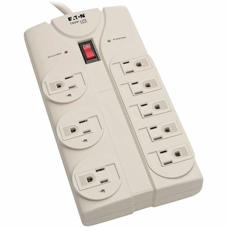 Tripp Lite SURGE PROTECTOR 120V 5-15R 8 OUTLET 8FEET  CORD 1440 JOULE TLP808