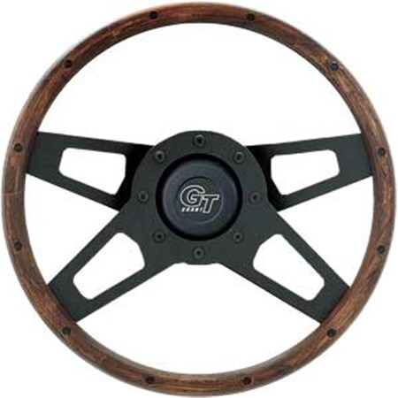 Newalthlete 404 Wood Challenger Steering Wheels, Matte Black NE364654
