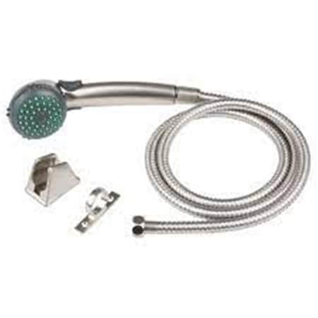 Dura Faucet RV Single Function Shower Wand & Hose Kit - Brushed Satin Nickel DFTDF-SA400K-SN