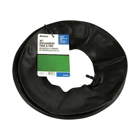 Arnold 8 in. D X 16 in. D 500 lb. cap. Wheelbarrow Tire and Tube Rubber 490-326-0007