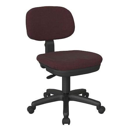 Office Star Products SC Series Basic Task Chair, Burgundy SC117-227