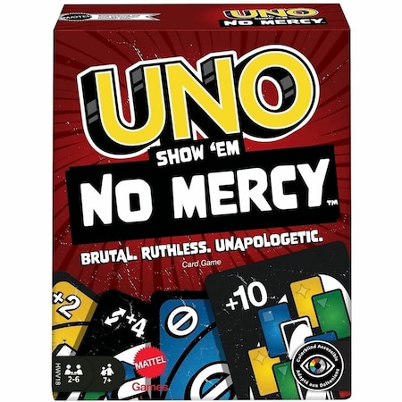Mattel Show 'em No Mercy UNO Multicolored 168 pc HWV18