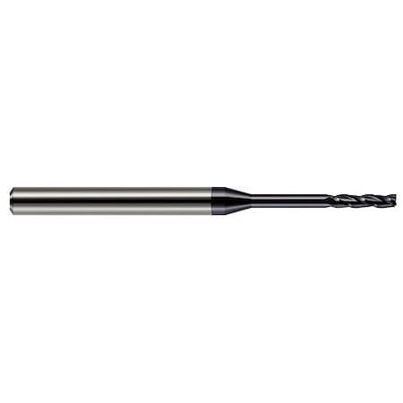 Harvey Tool Miniature End Mill-4 Flute-Square, 776040-C3, AlTiN, .040" Cutter Diameter, .200" Length of Cut 776040-C3