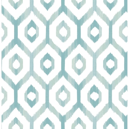 A-Street Prints Lucia Teal Diamond Wallpaper 2744-24142