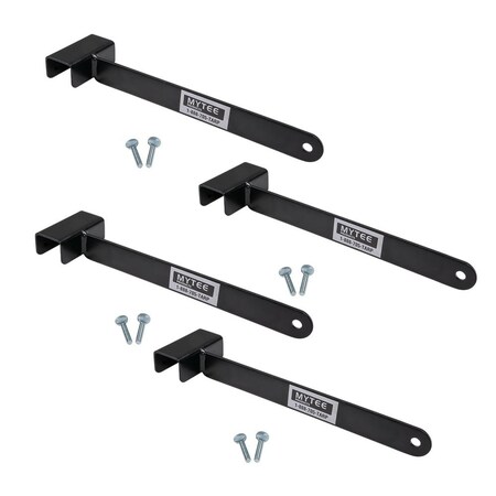 Mytee Products 4Pk 16in Truck Bed Divider Bar - 5mm Thick Steel Cargo Load Lock Stabilizer Bar, 4PK CargoBar-DIVx4