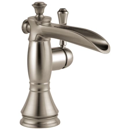 Delta 1 or 3-hole 4" installation Hole Single Hole Lavatory Faucet, Stainless 598LF-SSMPU