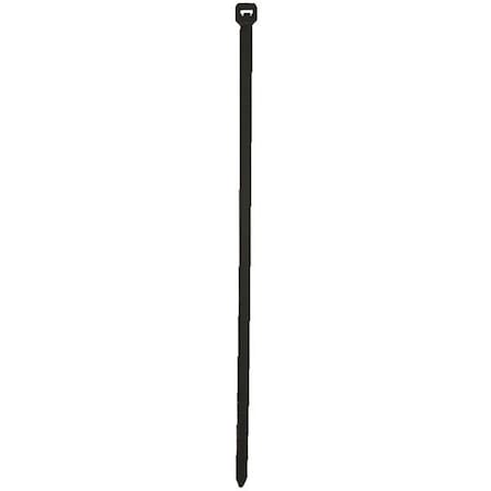 Spark Cable Tie, 7 in L, Black, 50 lb Strength, 100 PK SP434797